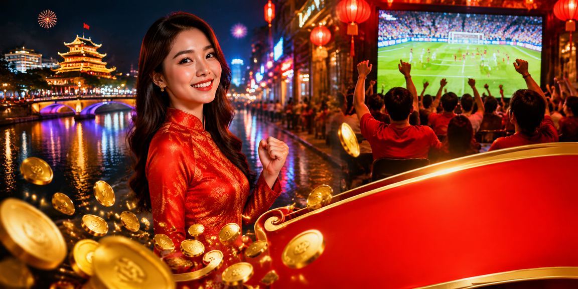 Ánh đèn neon casino rực rỡ tại Huế trong không khí giải trí về đêm
