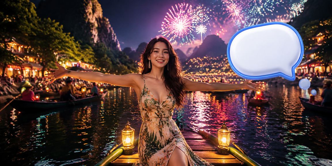 Không khí lễ hội Ninh Bình rực rỡ kết hợp với trải nghiệm cá cược trực tuyến